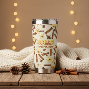 Eggnog Season Personalised Insulated Tumbler