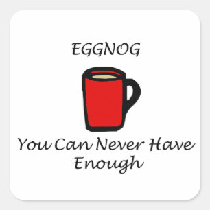 Eggnog Square Sticker