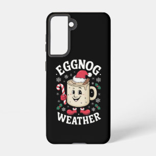 Eggnog Weather Christmas Retro Christmas Samsung Galaxy Case