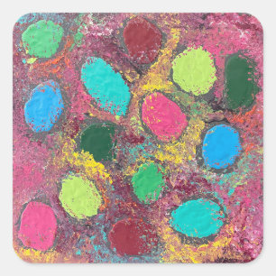 Eggnostic Square Sticker
