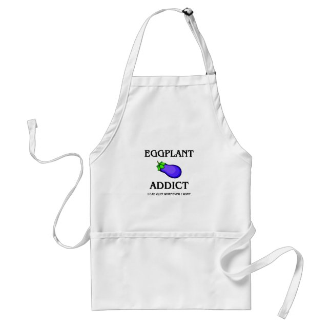 Eggplant Addict Standard Apron (Front)