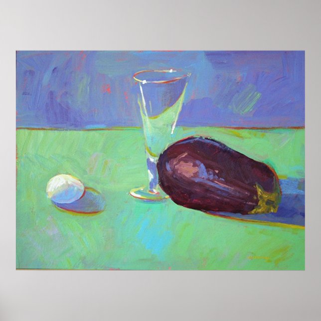Eggplant and Egg Poster (Front)