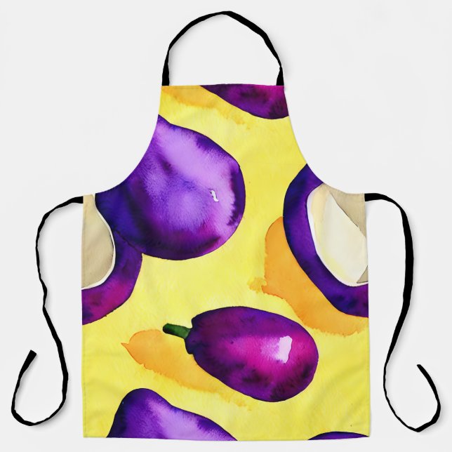 Eggplant - Apron (Front)