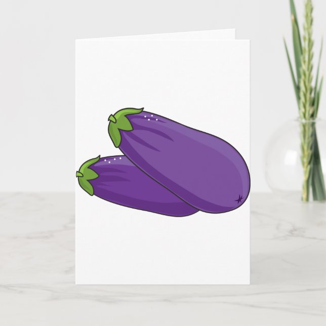 Eggplant Card (Front)