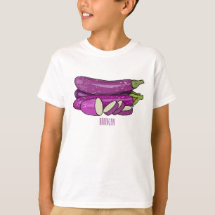 Eggplant cartoon illustration T-Shirt