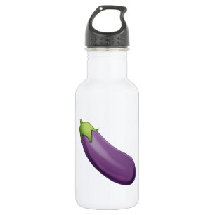 Eggplant - Emoji 532 Ml Water Bottle