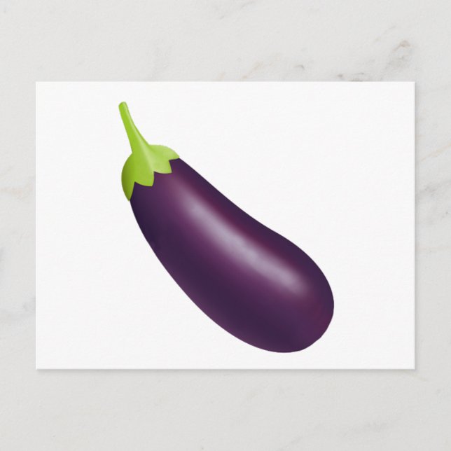 Eggplant Emoji Postcard (Front)