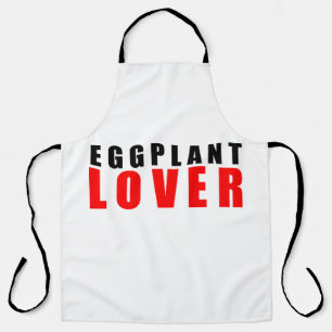 Eggplant lover apron