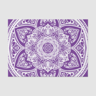 Eggplant Mandala Tissue Paper