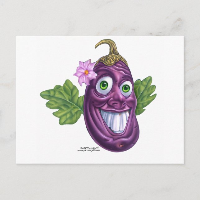 eggplant postcard (Front)