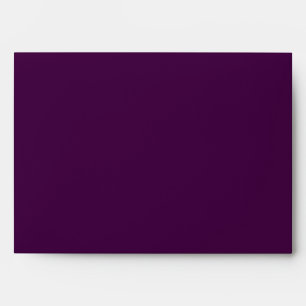 Eggplant Purple Solid Colour Envelope