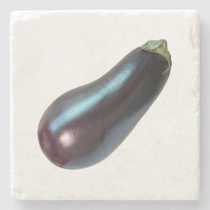 Eggplant Stone Coaster