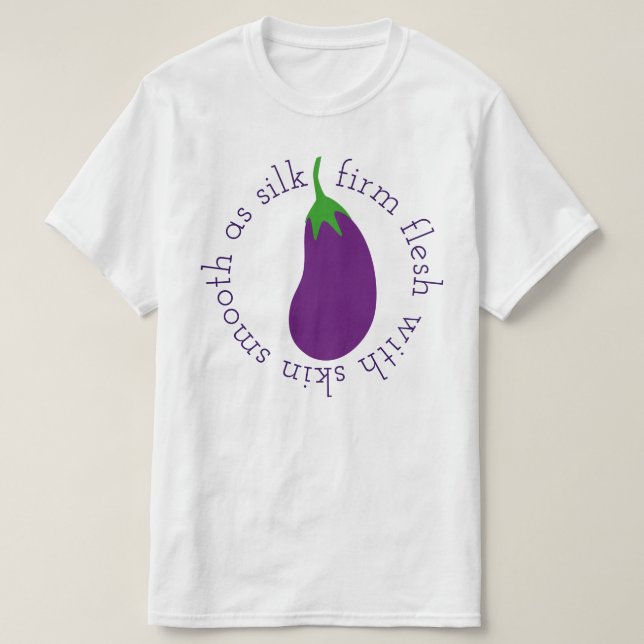 Eggplant T-Shirt (Design Front)