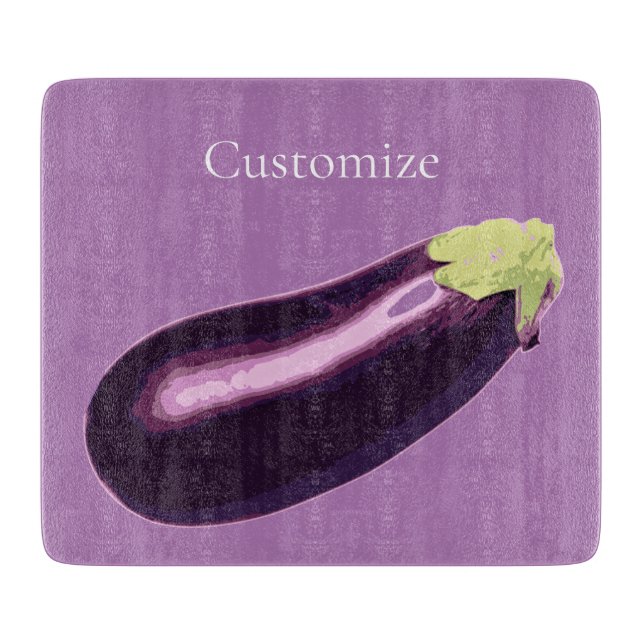 Eggplant Thunder_Cove  Cutting Board (Front)