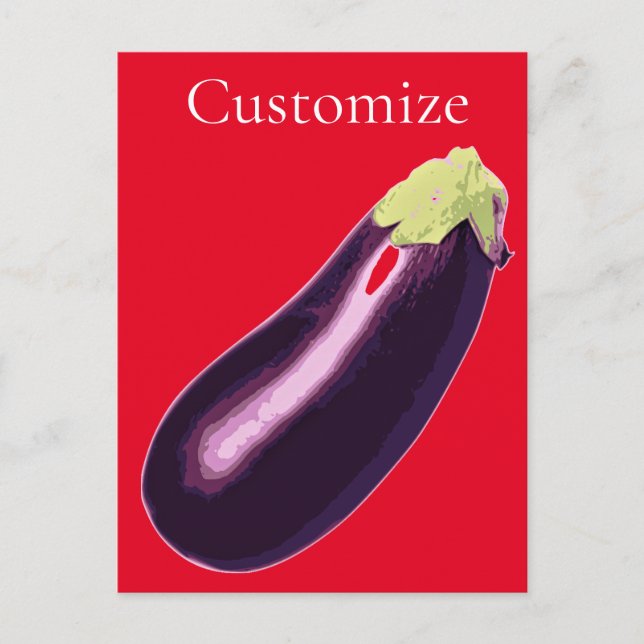 Eggplant Thunder_Cove  Postcard (Front)