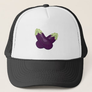 Eggplant Trucker Hat