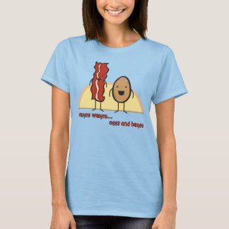Eggs and Bacon Girls Ringer T-Shirt
