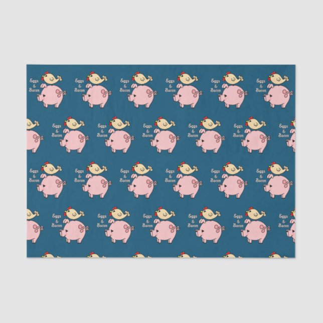 Eggs And Bacon  Tissue Paper (Front)