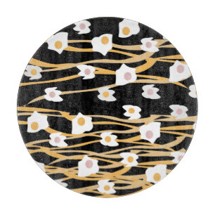 Eggs and Noodles Dinner Pattern Cutting Board