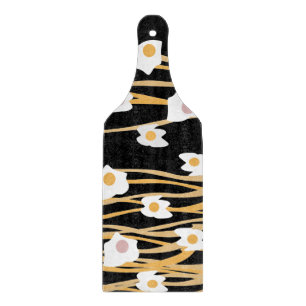 Eggs and Noodles Dinner Pattern Cutting Board