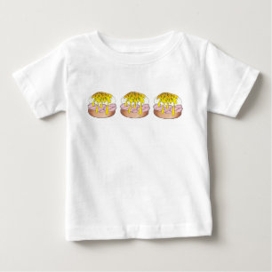 Eggs Benedict Breakfast Diner Food Foodie Ham Baby T-Shirt