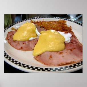 eggs benedict poster