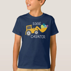 Eggs-cavator Easter T-Shirt