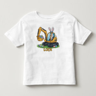 Eggs-Cavator Toddler Easter Egg T-Shirt