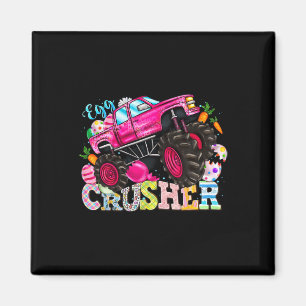 Eggs Crusher Easter Day Monster Truck Kids Spring  Magnet