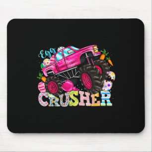 Eggs Crusher Easter Day Monster Truck Kids Spring  Mouse Pad