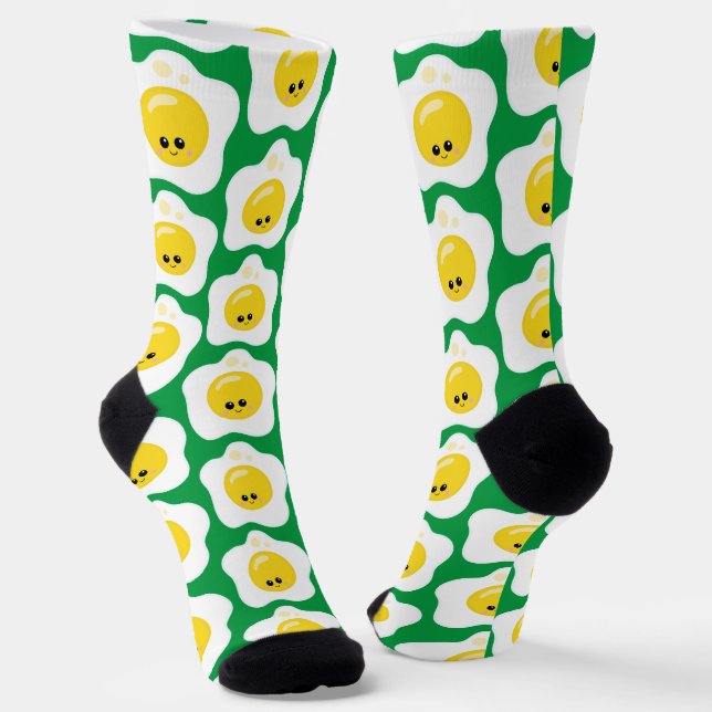 Eggs Eggstraordinary Fun Socks (Angled)