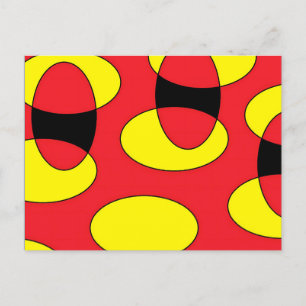 Eggs of a Demon - Ken Gauge Abstract Art Postcard