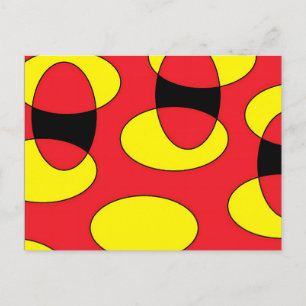 Eggs of a Demon - Ken Gauge Abstract Art Postcard