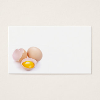 Eggs On White Background. Egg Yolk And Eggshell