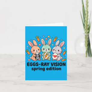 Eggs-Ray Spring Edition Funny Rad Tech Easter Card
