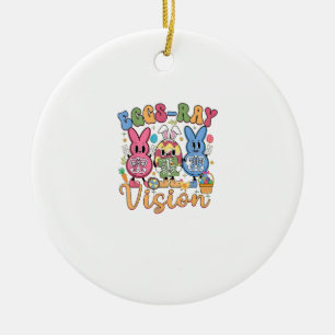 Eggs Ray Vision Happy Easter Day Xray Technician R Ceramic Tree Decoration