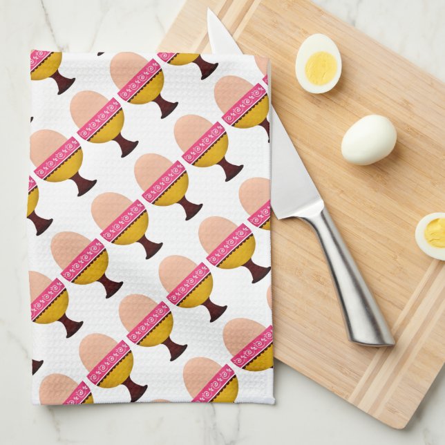 Eggs Tea Towel (Quarter Fold)