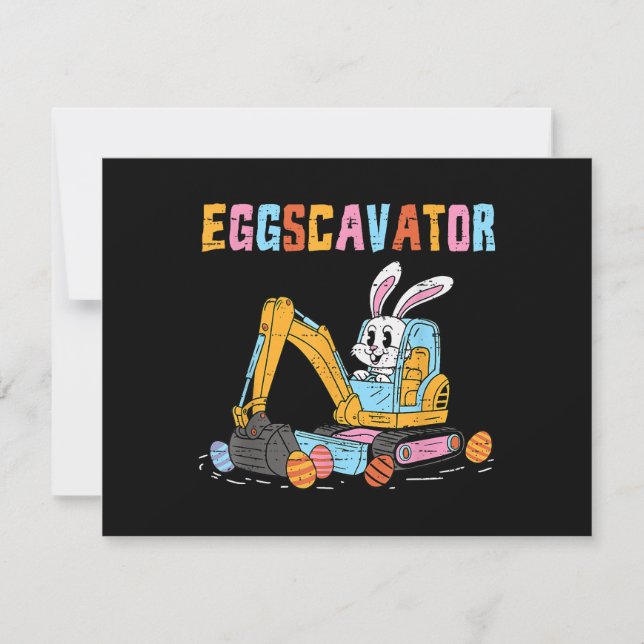 Eggscavator Easter Egg Hunt Construction Trucks To (Front)