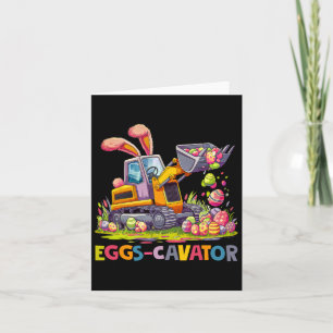 Eggscavator Easter Egg Hunt Construction Trucks To Card