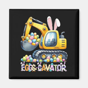 Eggscavator Easter Egg Hunt Construction Trucks To Magnet