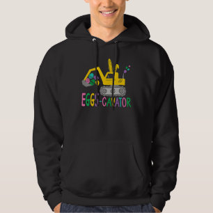 Eggscavator Easter Kids Toddlers Cute Easter Egg H Hoodie
