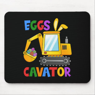 Eggscavator Egg Hunting Kids Toddler Boys Excavato Mouse Pad