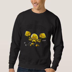 Eggscavator  Excavator Hiding & Hunting Easter Egg Sweatshirt