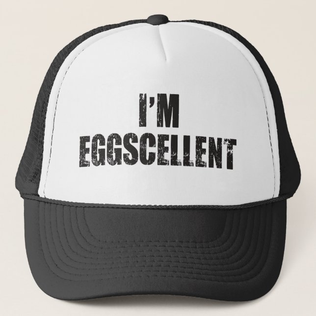 Eggscellent Trucker Hat (Front)