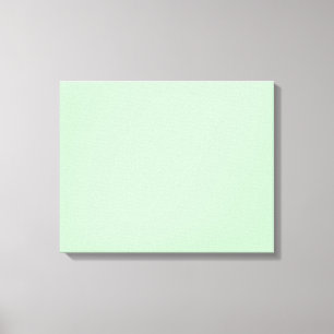 Eggshell Blue Green Pastel Colour Background Canvas Print