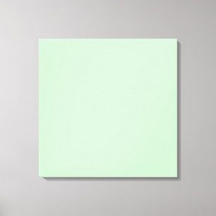 Eggshell Blue Green Pastel Colour Background Canvas Print