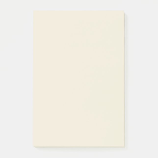 Eggshell Classy Colour Coordinated Post-it Notes (Front)