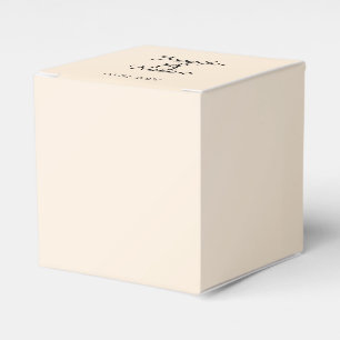 Eggshell Elegance Wedding Favour Box