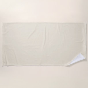 Eggshell Solid Colour Beach Towel