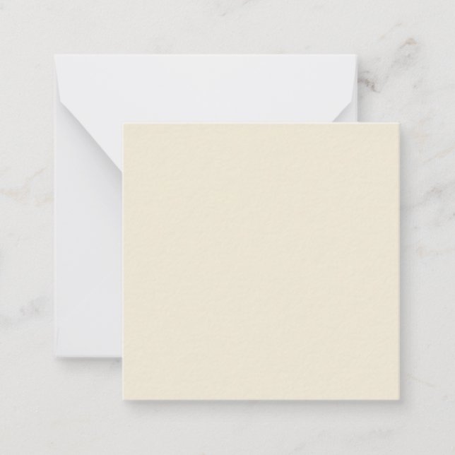 Eggshell Solid Colour Card (Front)